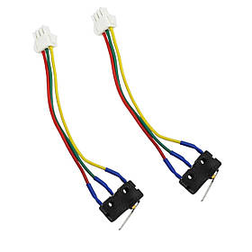 Набір 2-х мікроперемикачів для газової колонки (3-провідний, з пластиною)