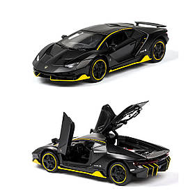 Модель автомобіля Lamborghini LP770 1:32. Звук+горять фари. Металеві ламборджини. Інерційна машинка