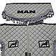 Шторки екошкіра "MAN" Сірі PREMIUM, фото 5