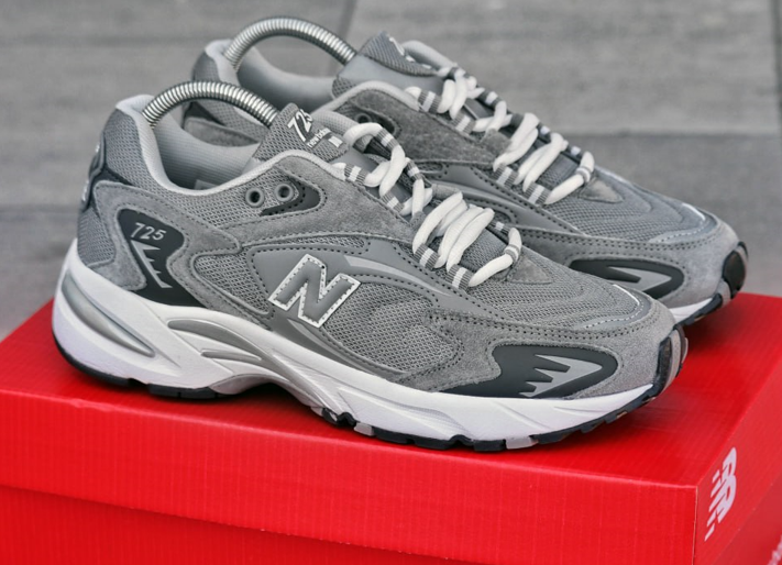 Чоловічі кросівки New Balance 725 grey сірі Нью Баланс текстиль весна літо