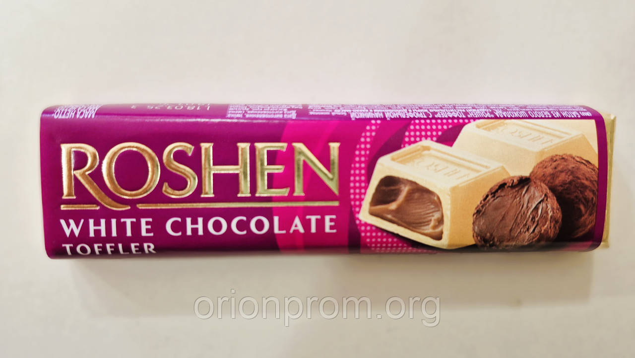 Батончик Roshen трюфель білий 41 г