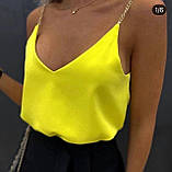 Жіноча блузка супер софт 42-44,46-48,50-52,54-56 беж, чорний,белий, жовтий, малина, фото 9