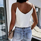 Жіноча блузка супер софт 42-44,46-48,50-52,54-56 беж, чорний,белий, жовтий, малина, фото 5