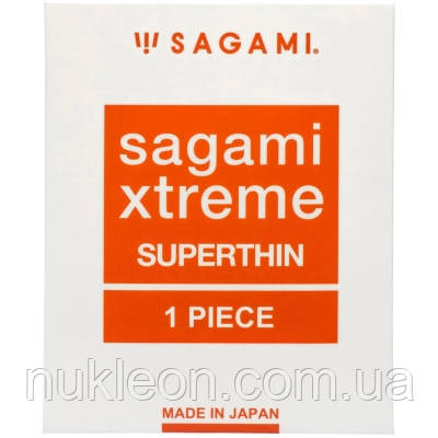 Популярний! Презервативи Sagami Xtreme Superthin Ультратонкий 1 шт. (4974234811281) - Краща якість тільки на Nukleon.com.ua