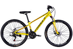 Велосипед 26" Formula MOTION DD FR 2025 рама - 13" жовто-чорний