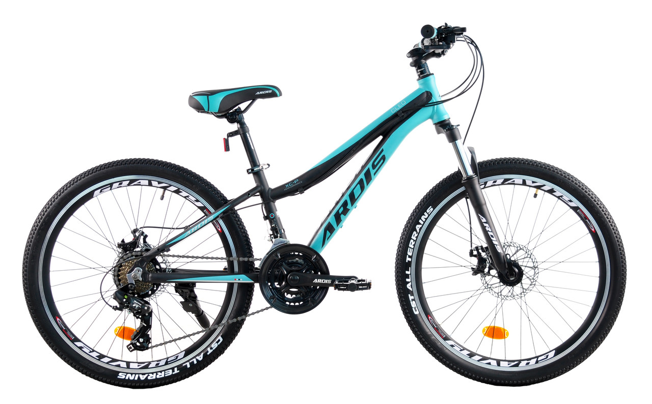 Велосипед 24" Ardis CLEO рама - 13" бірюзово-чорний