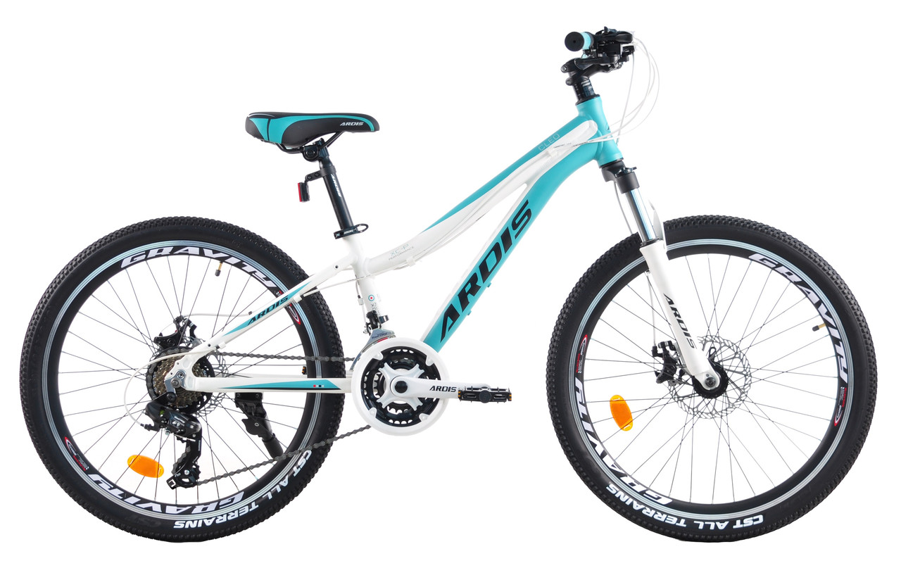 Велосипед 24" Ardis CLEO рама - 13" бірюзово-білий