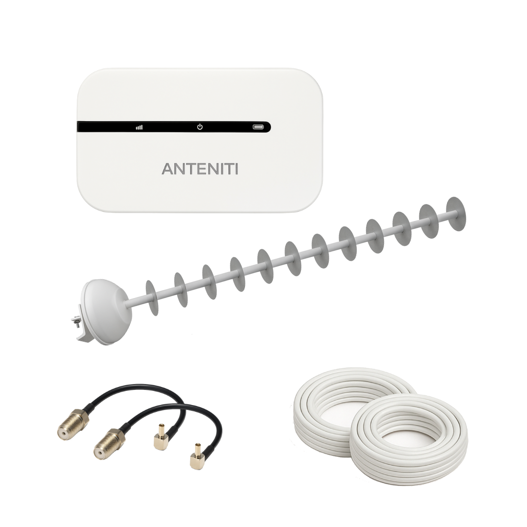 4G антений комплект WIFI роутер ANTENITI 5576  + антена Стріла MIMO 5 посиленням 2x20Дб