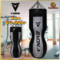 Боксерський мішок силует V'Noks Gel 1.1 м, 50-60 кг професійна груша з PVC, ланцюг 6-променевий