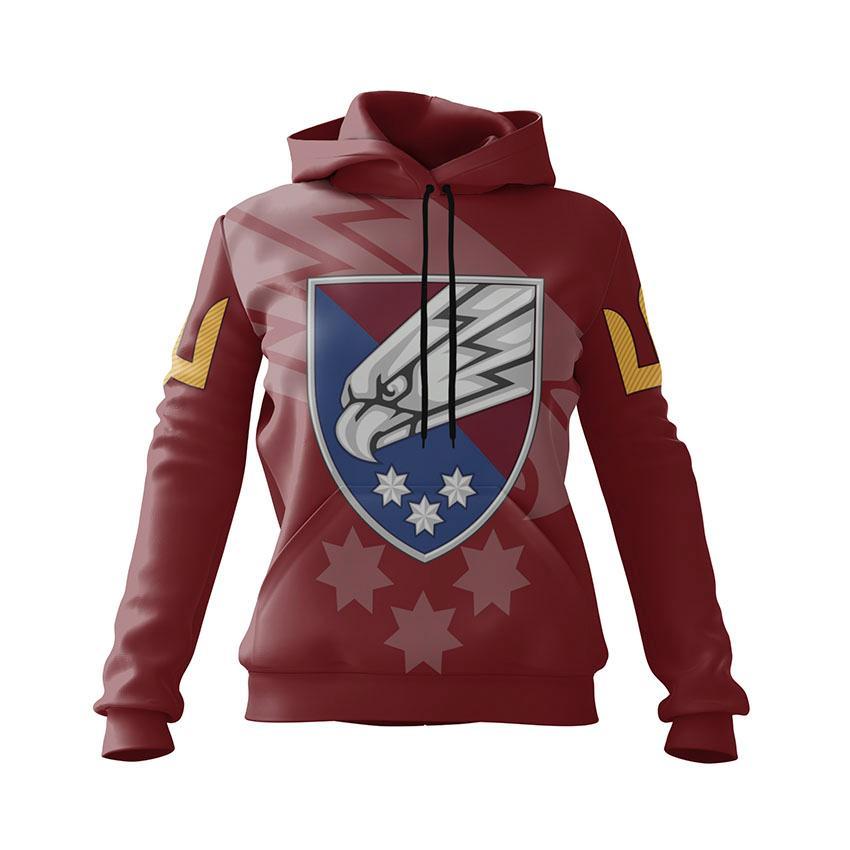 Худі жіноче з принтом «25-та окрема повітрянодесантна бригада. Десантний дух» бордовий