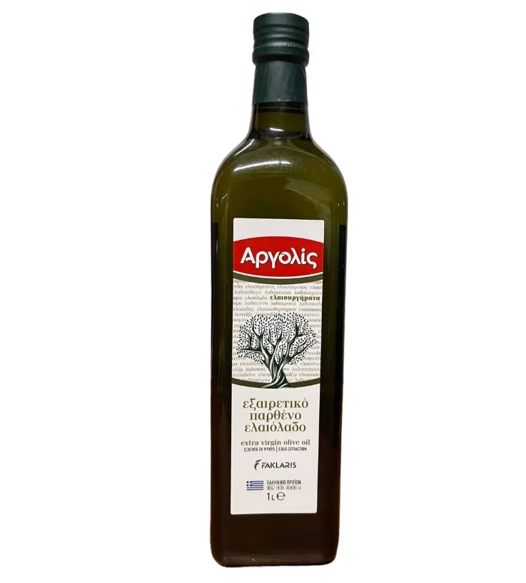Оливкова олія Extra Virgin Argolis Faklaris Греція 1 л