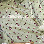 Суперсофт принт Троянди на фісташковому, фото 2