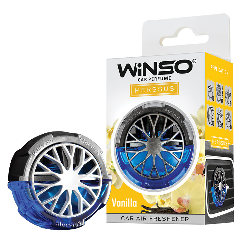 Освіжувач рідкий на обдув 18ml "Winso" Merssus Vanilla (Ваніль) 534570, фото 1