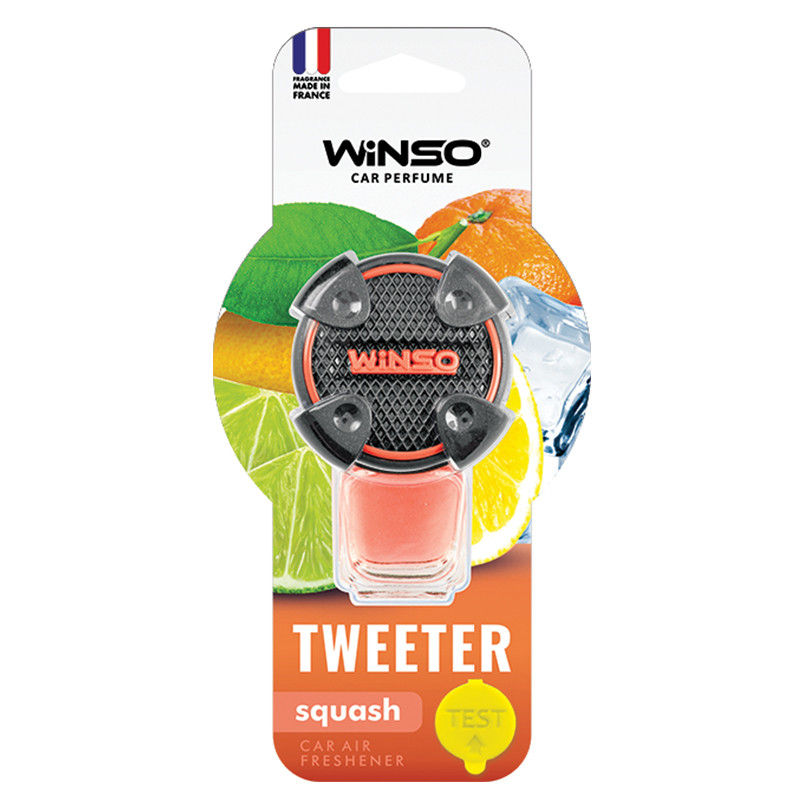 Освіжувач рідкий на обдув 8ml "Winso" Tweeter Squash (Цитрусовий) 530860, фото 1