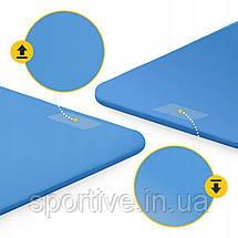 Килимок (мат) спортивний 4FIZJO NBR 180 x 60 x 1 см для йоги та фітнесу Blue (P-5907222931028), фото 4