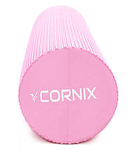 Масажний ролик Cornix EVA+ 90 x 15 см (валик, ролер) XR-0313 Pink, фото 4