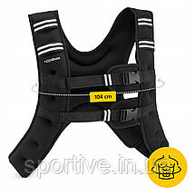 Жилет-обважнювач для тренувань Cornix Weight Vest 8 кг XR-0344 Black, фото 3