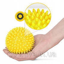 Масажний м'яч із шипами 4FIZJO Spike Ball 10 см (P-5907739311429), фото 4