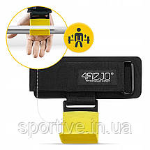 Гачки для перекладини та тяги 4FIZJO Hooks Black/Yellow (P-5907739311078), фото 5