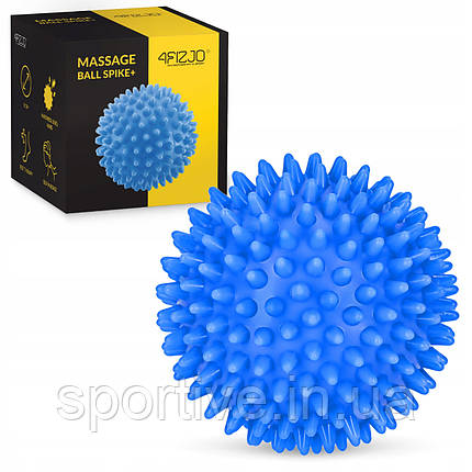 Масажний м'яч із шипами 4FIZJO Spike Ball 8 см (P-5907739311405), фото 1