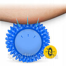 Масажний м'яч із шипами 4FIZJO Spike Ball 8 см (P-5907739311405), фото 2