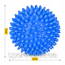 Масажний м'яч із шипами 4FIZJO Spike Ball 8 см (P-5907739311405), фото 3