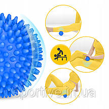 Масажний м'яч із шипами 4FIZJO Spike Ball 8 см (P-5907739311405), фото 4