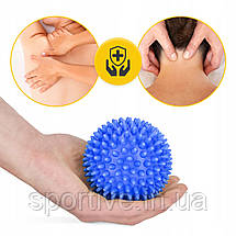 Масажний м'яч із шипами 4FIZJO Spike Ball 8 см (P-5907739311405), фото 5