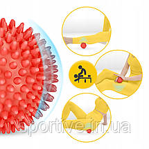 Масажний м'яч із шипами 4FIZJO Spike Ball 7 см (P-5907739311399), фото 2
