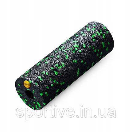 Масажний ролик 4FIZJO Mini Foam Roller 15 x 5.3 см (валик, ролер) Black/Green (P-5907222931950), фото 1