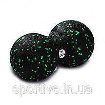 Масажний м'яч подвійний Cornix EPP DuoBall 8 x 16 см XR-0123, фото 4