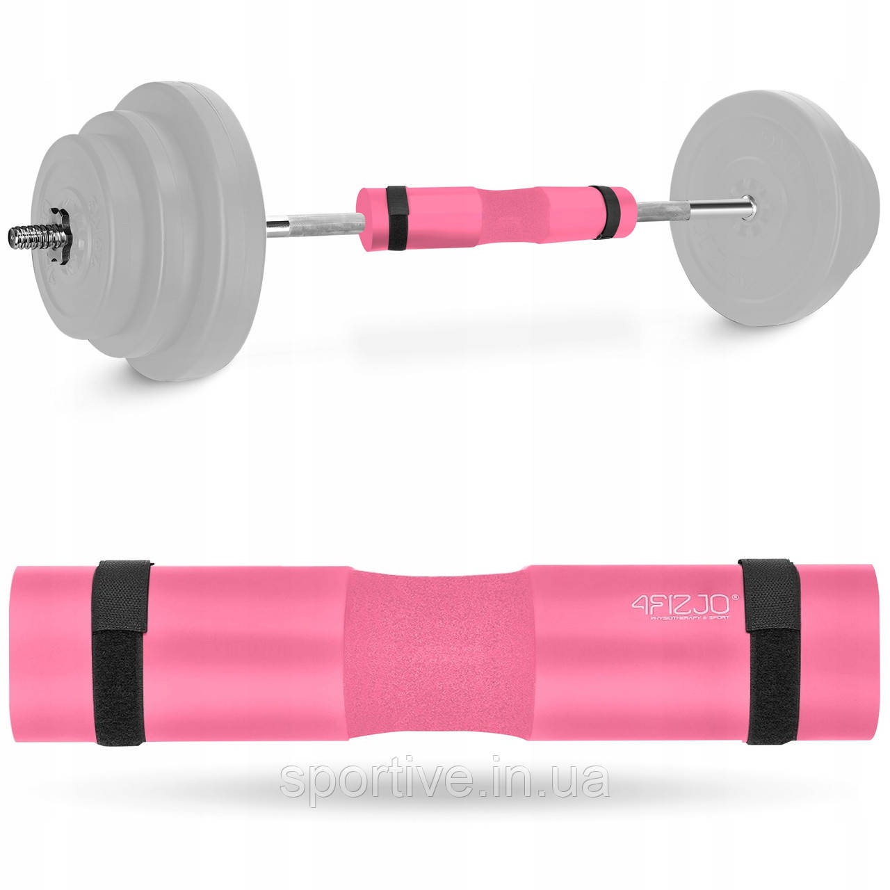 Накладка (бампер) на гриф 4FIZJO Barbell Pad Pink (P-5907739314727)