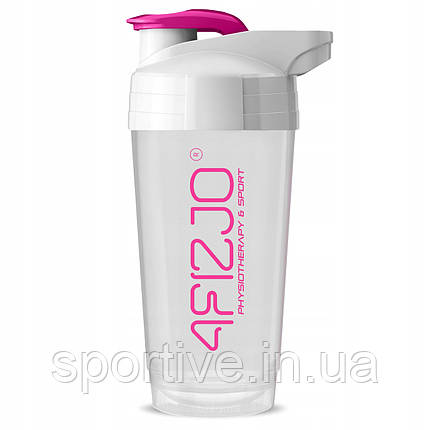 Шейкер спортивний 4FIZJO Ultra 700 мл White/Pink (P-5905973407069), фото 1