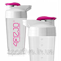 Шейкер спортивний 4FIZJO Ultra 700 мл White/Pink (P-5905973407069), фото 4