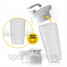 Шейкер спортивний 4FIZJO Ultra 700 мл White (P-5905973407083), фото 4