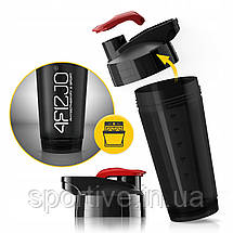 Шейкер спортивний 4FIZJO Ultra 700 мл Black/Red (P-5905973407106), фото 4