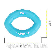 Еспандер кистьовий силіконовий Cornix 23 кг XR-0074, фото 2