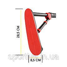 Турнік розсувний Cornix Elite 100-140 см XR-0291 Black/Red, фото 4