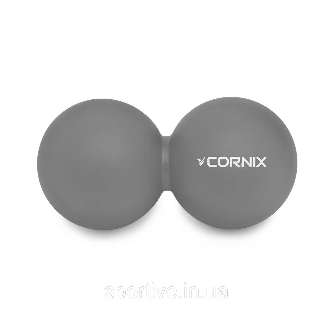 Масажний м'яч Corm Lacrosse DuoBall 6.3 x 12.6 см XR-0115 Grey