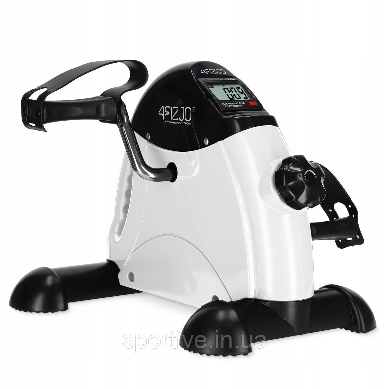 Міні велотренажер 4FIZJO Active 2 в 1 для рук і ніг White/Black (P-5905973406413)