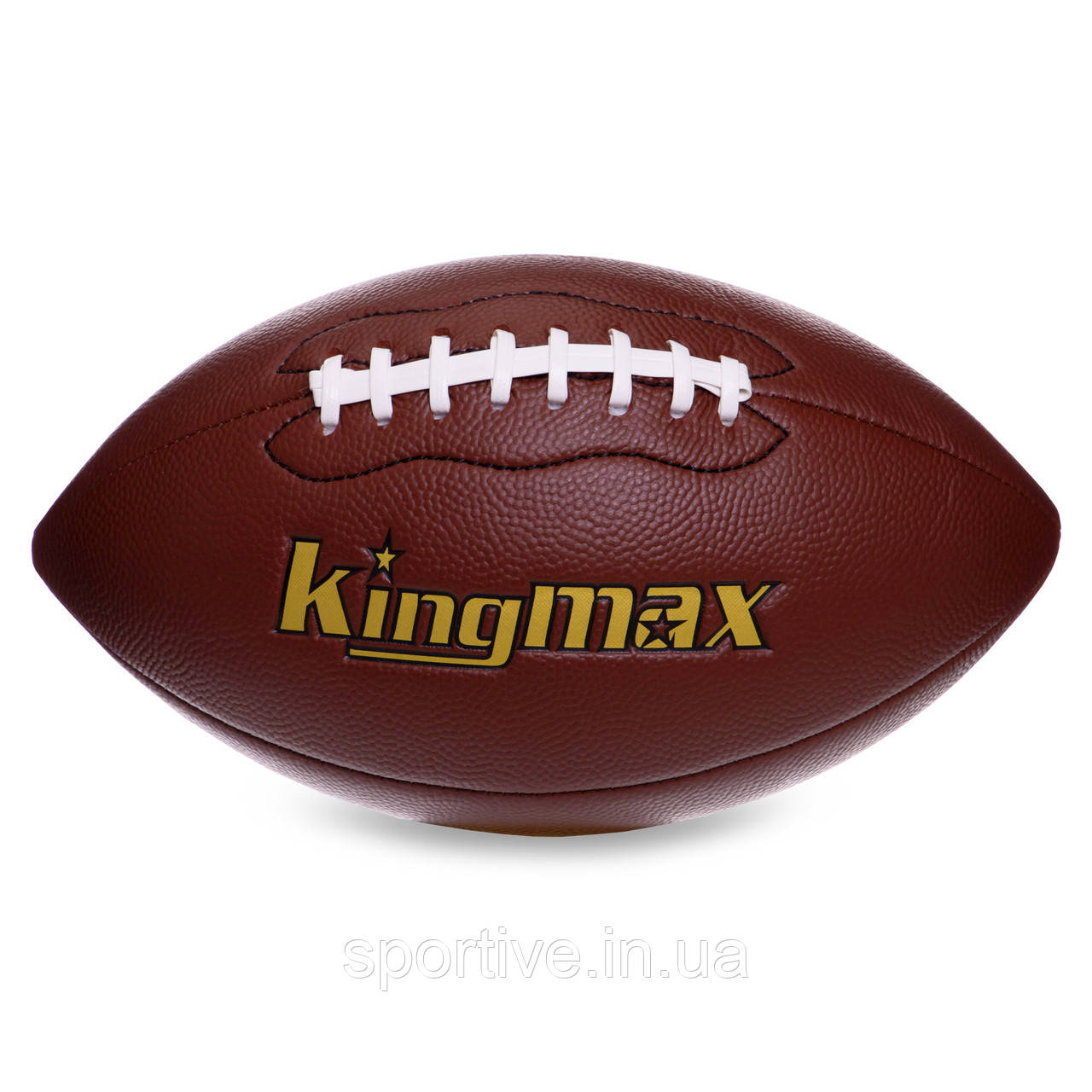 М'яч для американського футболу дитячий PeeWee розмір 6 KINGMAX FB-5496-6 (поліуретан, коричневий)