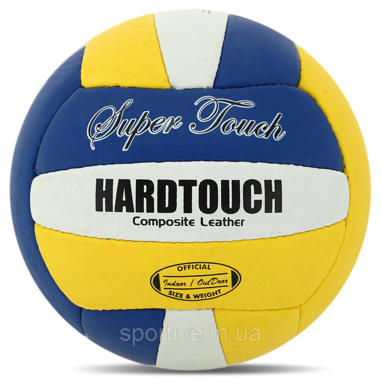 М'яч волейбольний PU HARD TOUCH VB-4399 (PU, No5, 3 шари, зшитий вручну)