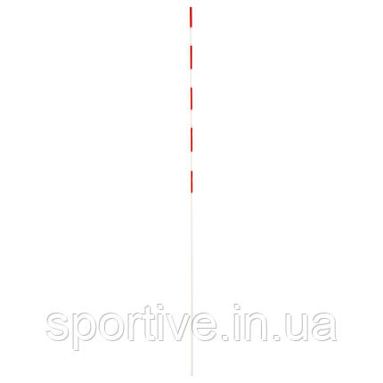 Антена для сітки волейбольної 1 штука SP-Planeta C-3261 (скловолокно, l-1,8 м, d-10 мм, білий-червоний), фото 1