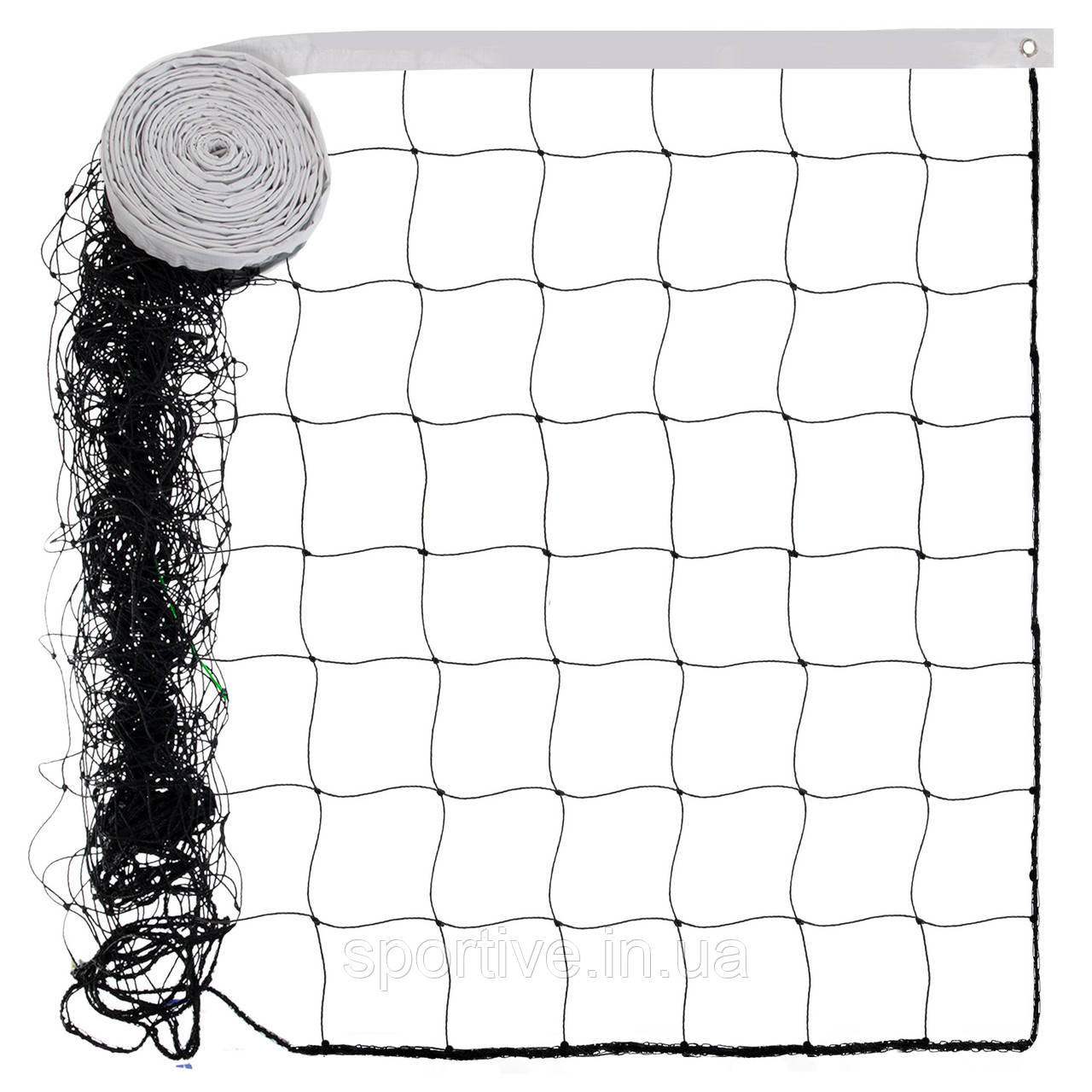 Сітка для волейболу SP-Sport NV-P01 (поліпропілен, 2,5 мм, розмір 9,5x1 м, комірка 12x12 см, з металевим