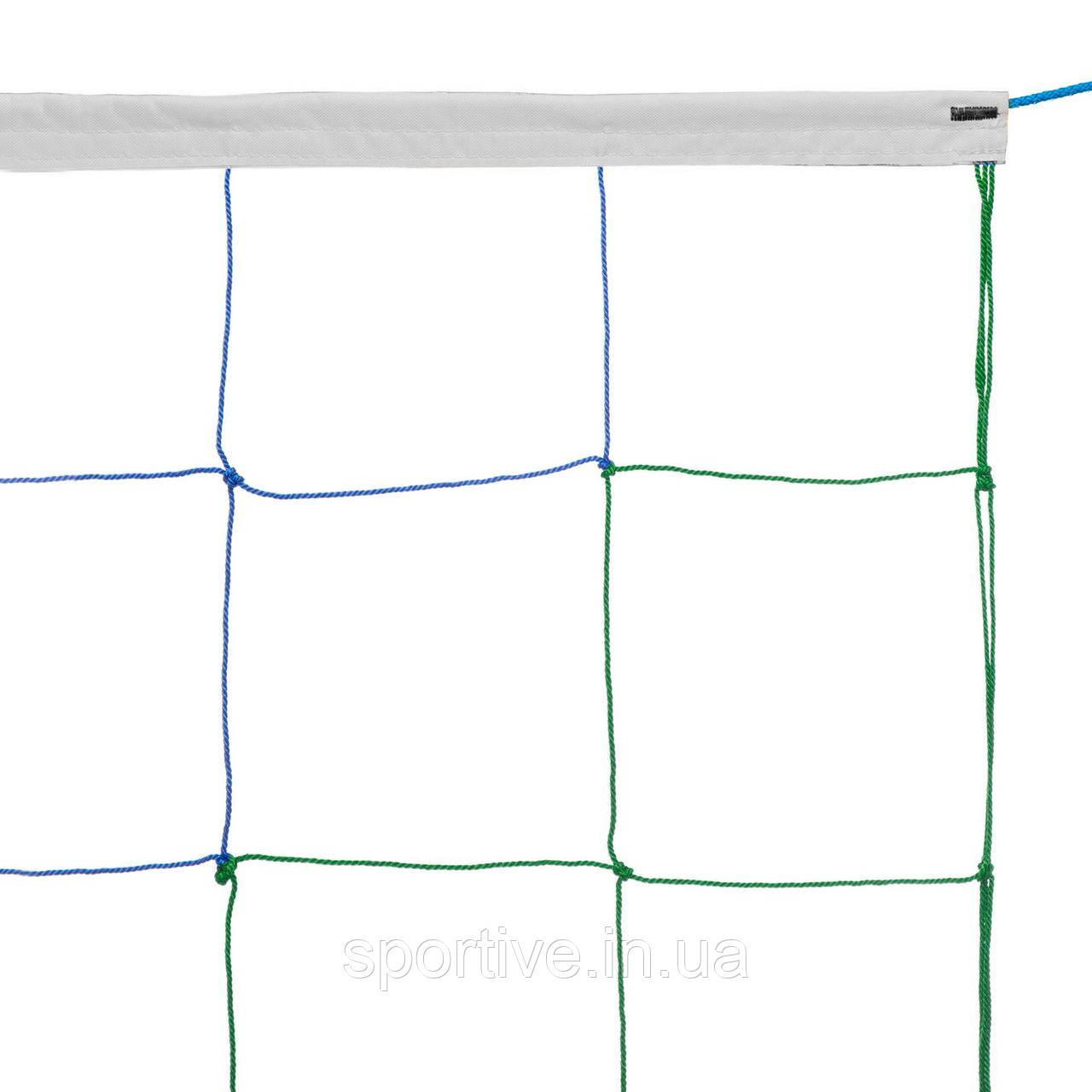 Сітка для волейболу SP-Planeta «China Model 69» SO-7465 (синт. шнур 2,5 мм, розмір 9x0,9 м, комірка 15x15 см, шнур