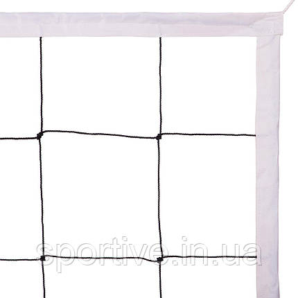 Сітка для волейболу SP-Planeta «China Model Norma 69» SO-7466 (синт. шнур 2,5 мм, р-р 9x0,9 м, комірка, фото 1