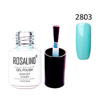 Гель-лак для нігтів манікюру 7мл Rosalind, шеллак, 2803 блакитний corvette