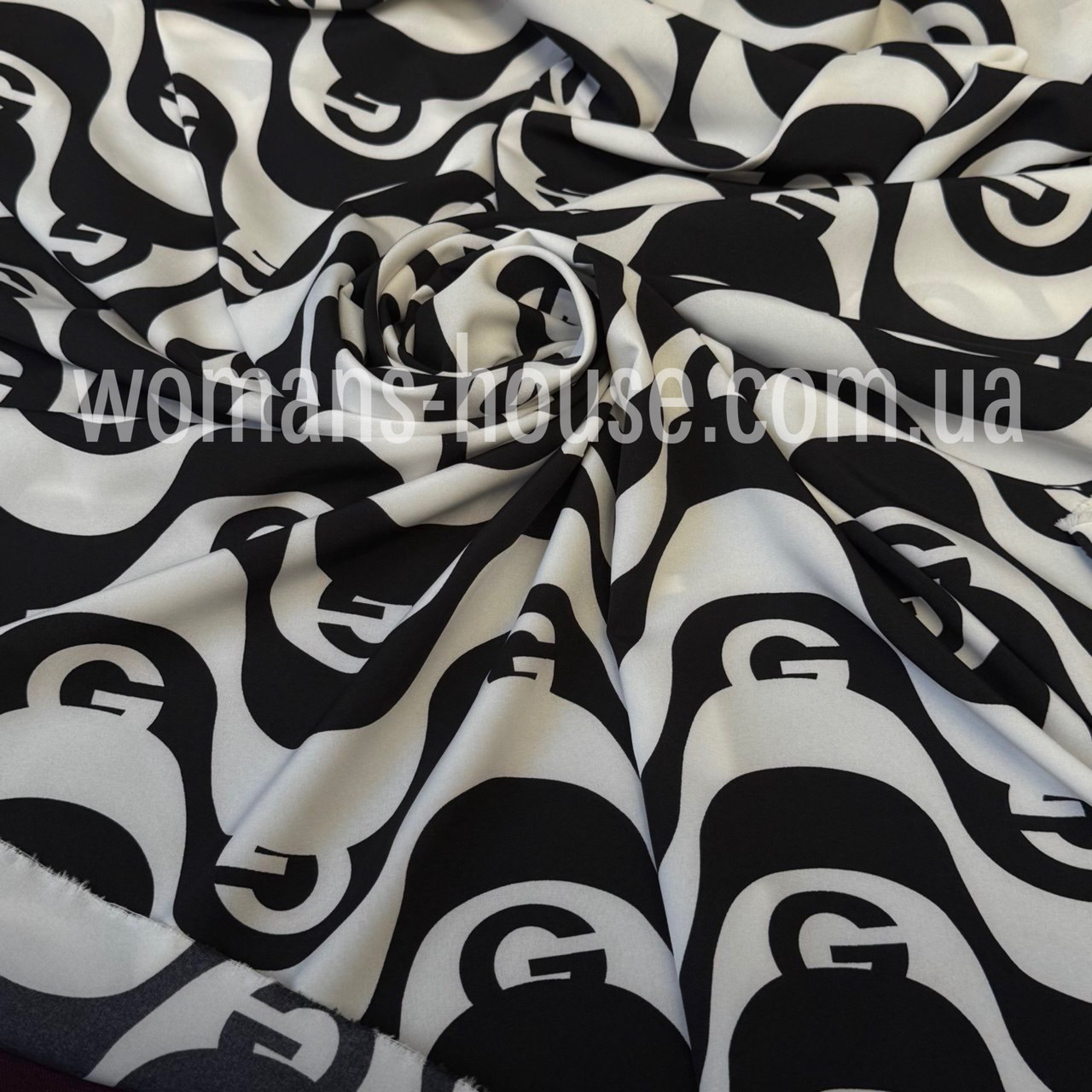 Супер софт принт Чорно-білий, фото 1