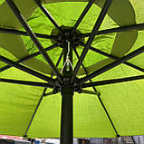 Професійна Антивітер парасолька для кафе 2.7-3 м — потужна, зручна, витривала, фото 9