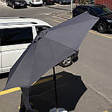 Професійна Антивітер парасолька для кафе 2.7-3 м — потужна, зручна, витривала, фото 4